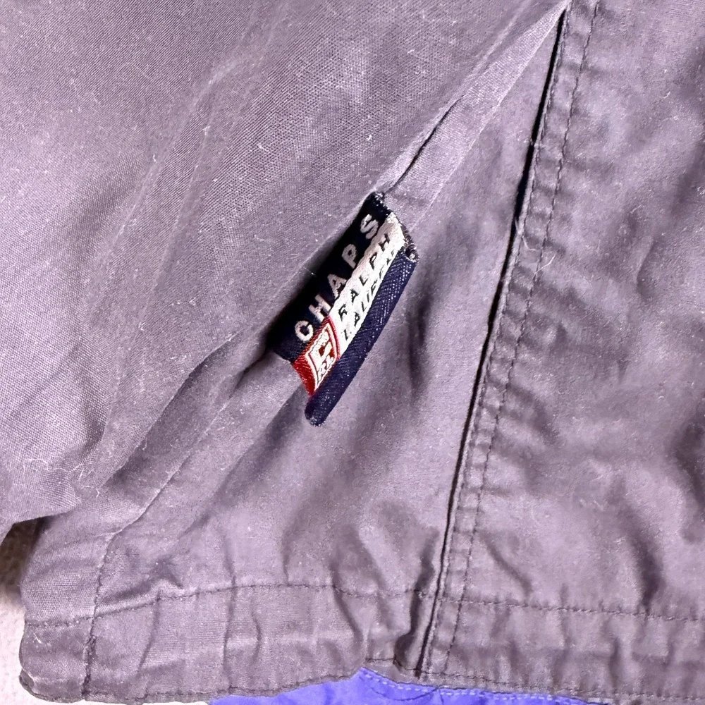 Vintage 90s Chaps Ralph Lauren Mens Anorak Windbreaker Jacket Pullover XL Russia